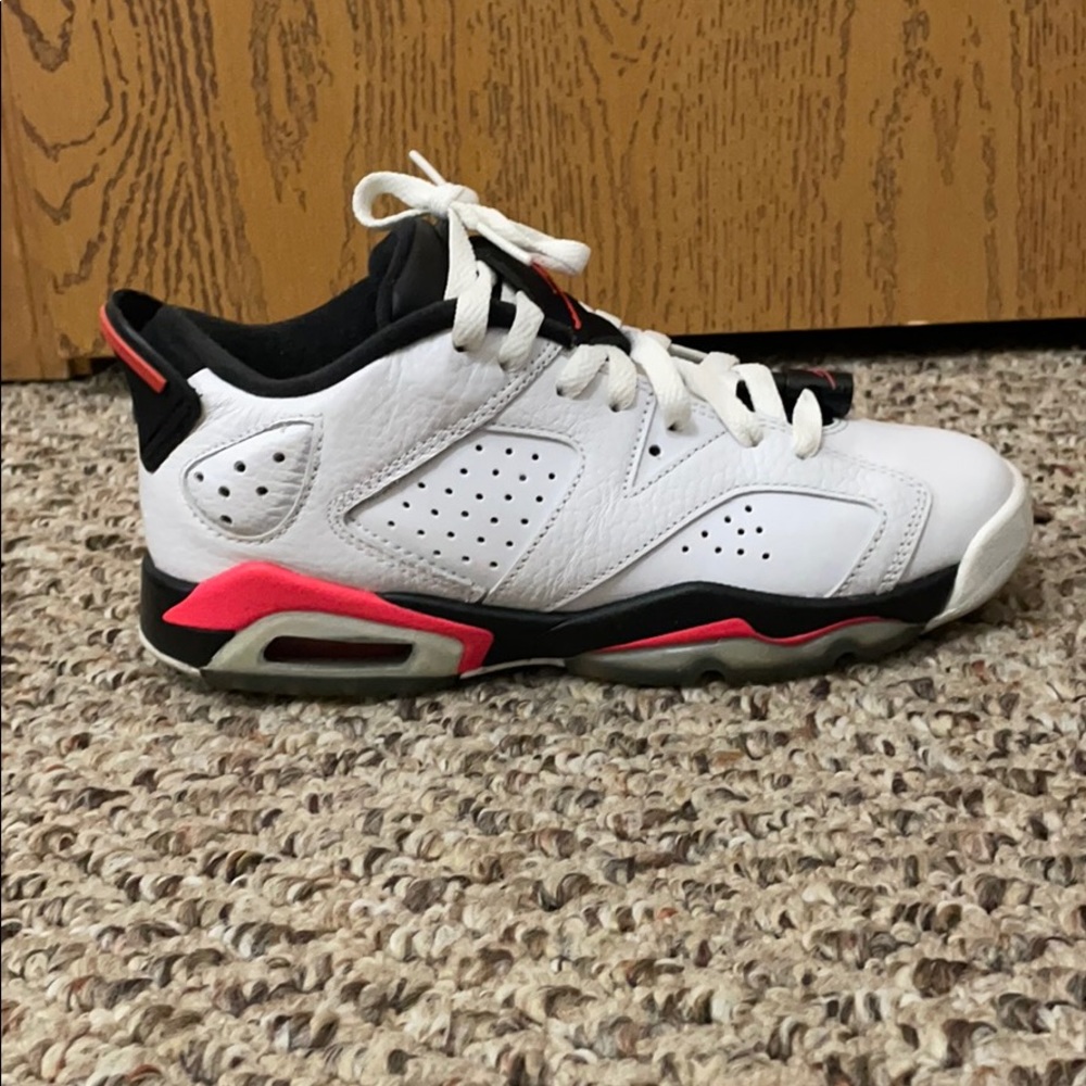Jordan low 6 white infrareds